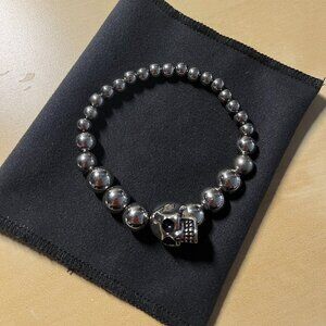 Alexander McQueen Skull Beaded Bracelet